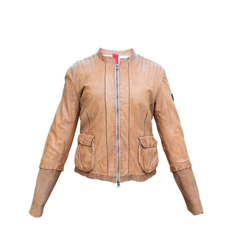 Women's Fashion Leather Jacket BR Style Made With 100% Lamb Skin