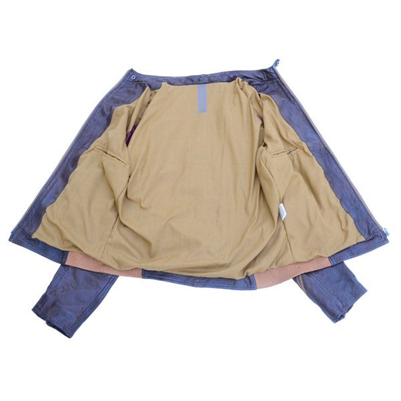 Men Vintage Winter Biker Leather Jacket - Image 3